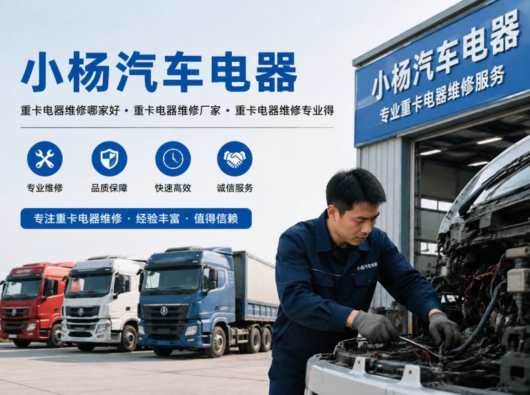 萝北县为重卡运输提供电器维修方案